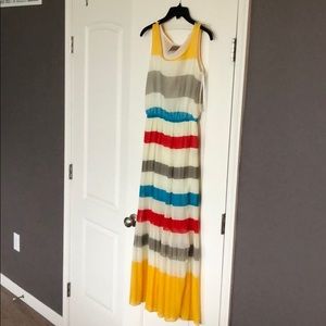 Chiffon Pleated Maxi